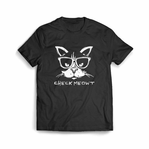 Cat Glasses Check Meowt Men's T-Shirt