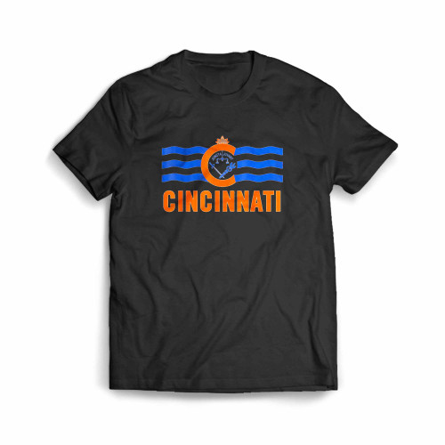 Cincinnati Soccer Shirt Cincy Flag Men's T-Shirt