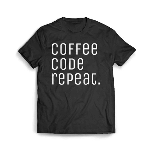 Coffee Code Repeat Men's T-Shirt
