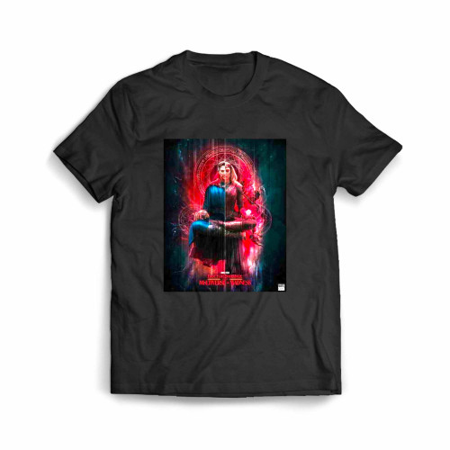 Cool Doctor Strange In The Multiverse Of Madness Movie Film Poster Wanda Maximoff Mashup Men's T-Shirt