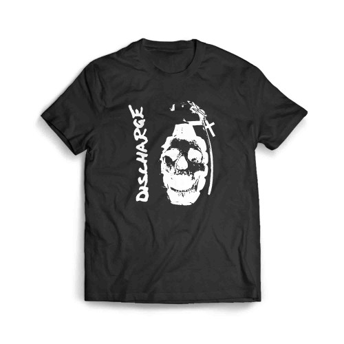 Discharge Crust Punk Nausea Anti Cimex Doom The Exploited Crass Phobia Men's T-Shirt