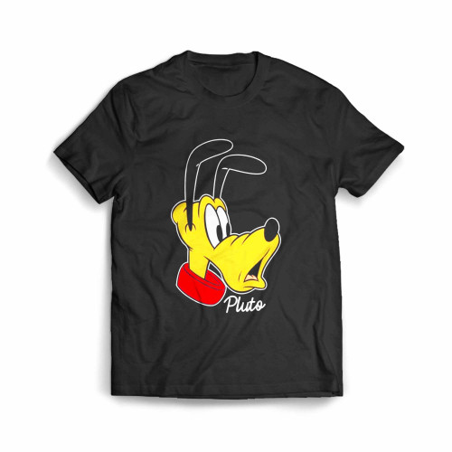 Disney Mickey And Friends Pluto Big Face Long Men's T-Shirt