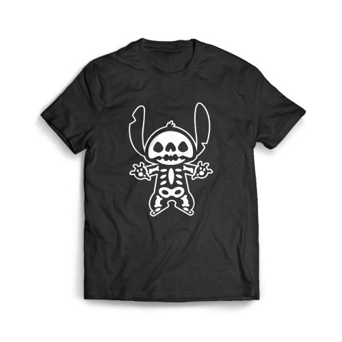 Disney Stitch Halloween Skeleton Men's T-Shirt