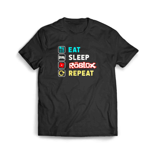 Roblox Wall Art Print: Eat, Sleep, Repeat