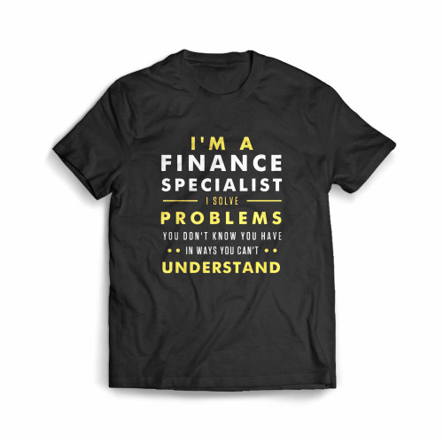 Finance Specialist Financial Men's T-Shirt