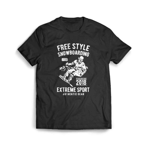 Freestyling Snowboarding Snowboard Men's T-Shirt