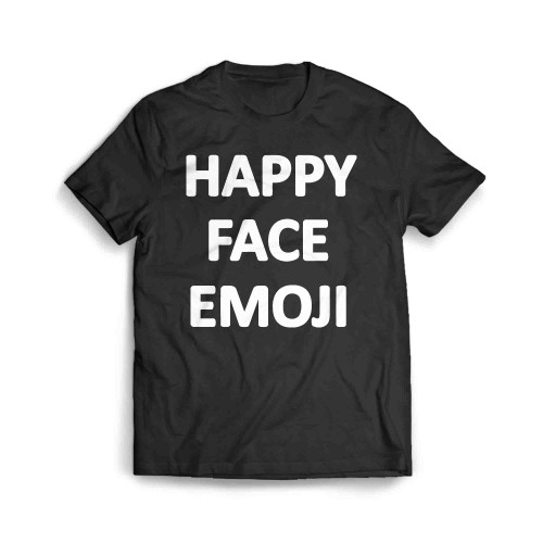 Happy Face Emoji Men's T-Shirt