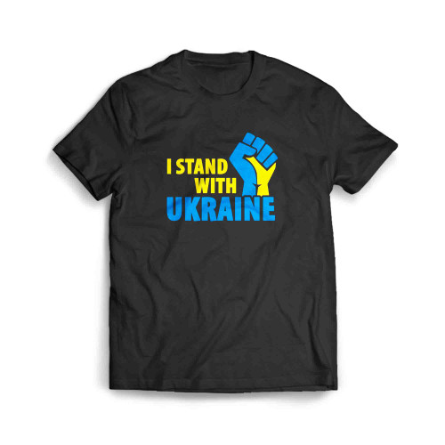 I Stand With Ukraine Support Ukraine Men's T-Shirt