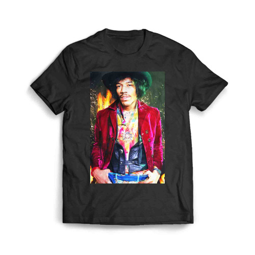 Jimi Hendrix Rock Psychedelic Men's T-Shirt