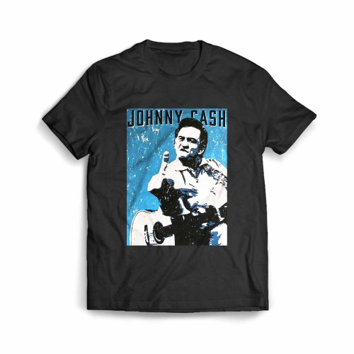 Johnny Cash Middle Finger Men's T-Shirt