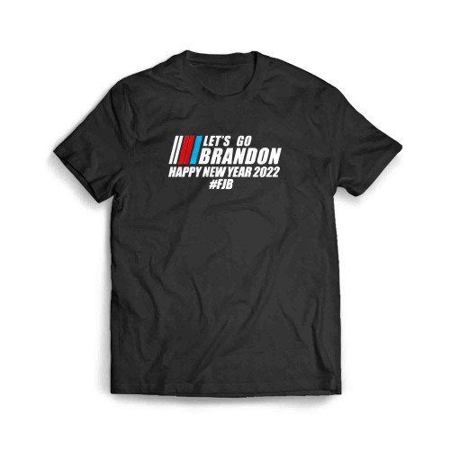 Let'S Go Brandon Happy New Year 2022 #Fjb Funny Political Joke Men's T-Shirt