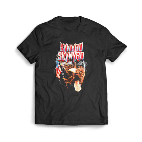 Lynyrd Skynyrd Bird With Flag Men's T-Shirt