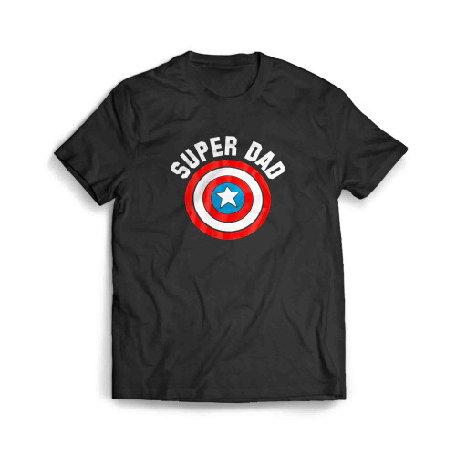 Marvel Father'S Day Super Dad Captain America Men's T-Shirt