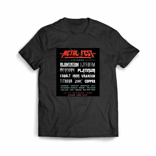 Metal Fest Cool Graphic Funny Men's T-Shirt