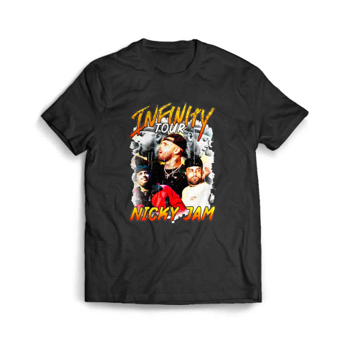 Nicky Jam Infinity Tour Vintage Raptee Men's T-Shirt