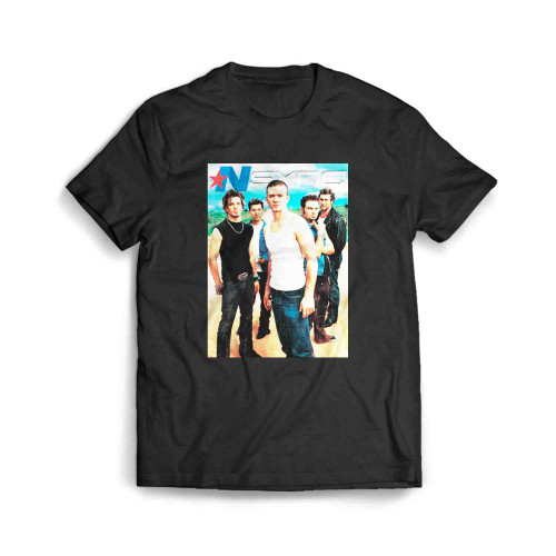 Nsync Lance Bass Jc Chasez Joey Fatone Chris Kirkpatrick Dan Justin Timberlake Men's T-Shirt