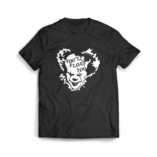 Pennywise The Clown You'Ll Float Too It Horror Men's T-Shirt