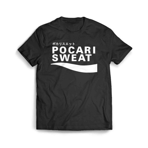 Pocari Sweat Japanese Logo Men's T-Shirt Pocari Sweat Japanese Logo Men's T-Shirt