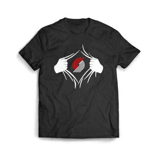 Portland Trail Blazers Superman Men's T-Shirt