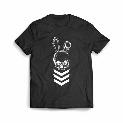 Rabbit Ears Skull Sergeant Stripes Die Bunny Men's T-Shirt