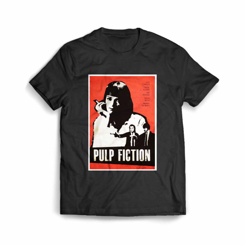 Retro Pulp Fiction Movie Poster Men's T-Shirt