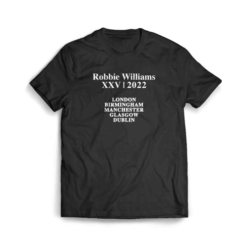 Robbie Williams Xxv 2022 Tour Men's T-Shirt