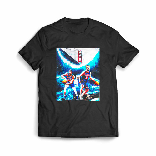 Stephen Curry And Klay Thompson Nba Fan Men's T-Shirt Stephen Curry And Klay Thompson Nba Fan Men's T-Shirt