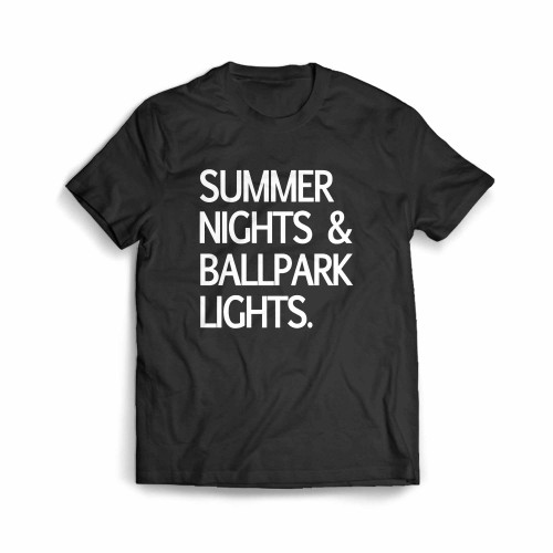 Summer Nights & Ballpark Lights Men's T-Shirt