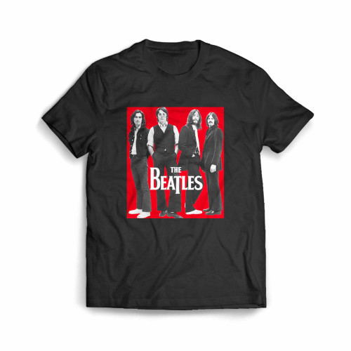 The Beatles Let It Be Band Photo Rock Music Men's T-Shirt