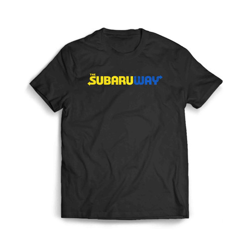 The Subaru Way Subway Parody Logo Men's T-Shirt