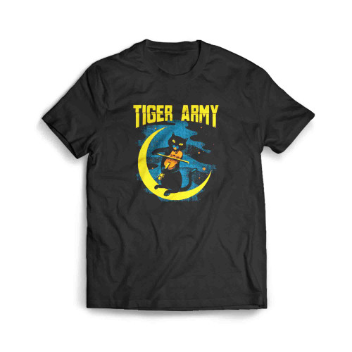 Tiger Army Violin Cat Rock Band Men's T-Shirt