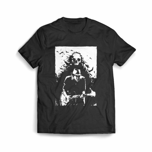 Tom Waits Black And White Tom Waits Men's T-Shirt