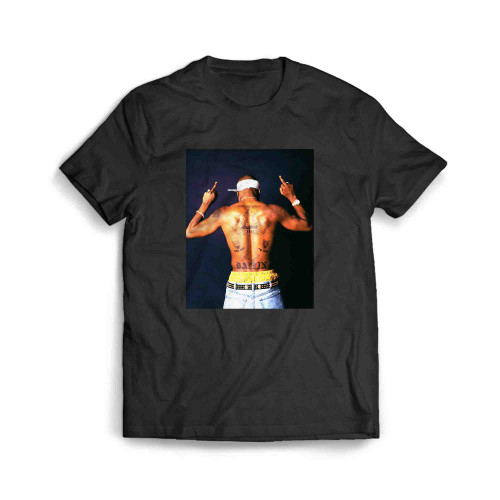 Tupac Rapper Goat Men's T-Shirt