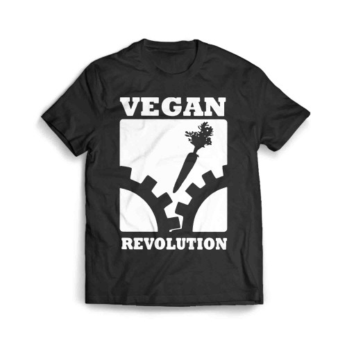 Vegan Revolution Vegetarian Protest Animal Men's T-Shirt