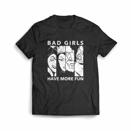 Villains Bad Girls Have More Fun Disney Men's T-Shirt