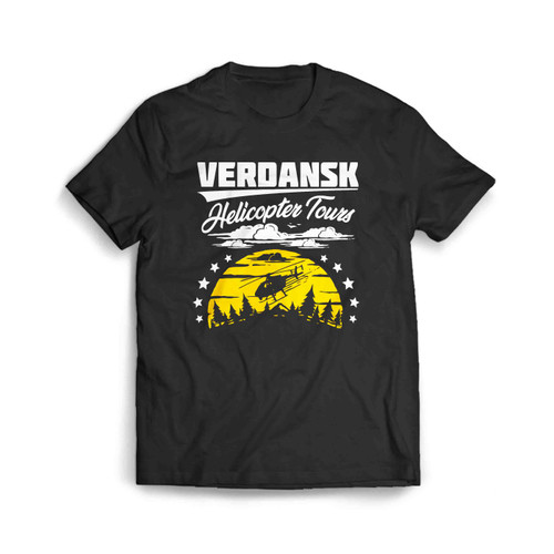 Warzone Verdansk Helicopter Tours Fortnite Men's T-Shirt
