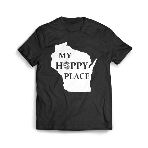 Wisconsin Craft Beer My Hoppy Place Men's T-Shirt