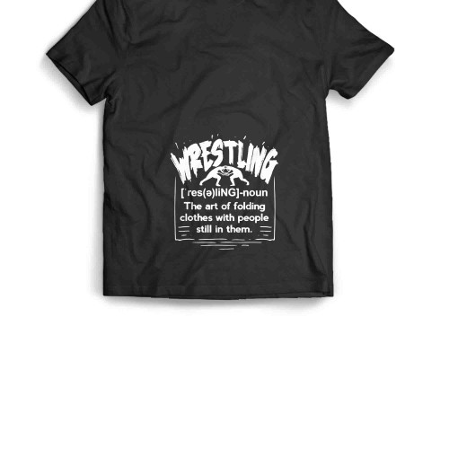 Wrestling Definition Wrestler Men's T-Shirt