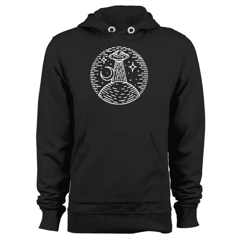 Alien Flying Saucer Vintage Hoodie