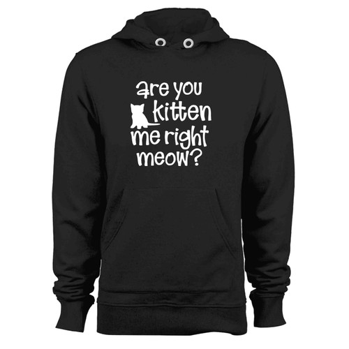 Are You Kitten Me Right Meow Onesie Vintage Hoodie