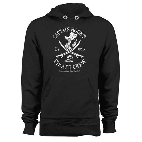 Captain Hooks Est 1953 Pirate Crew Vintage Hoodie