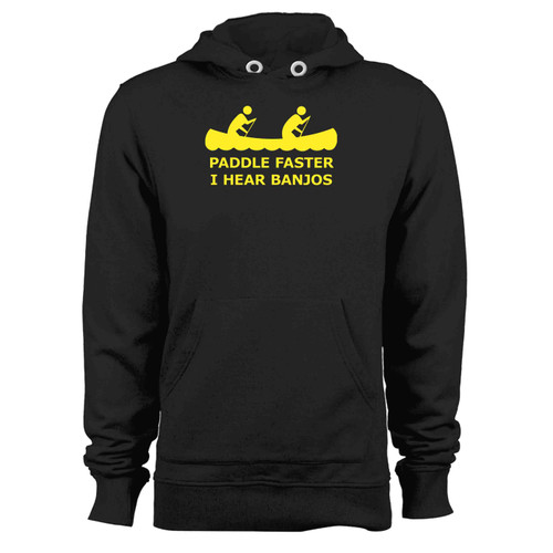 Paddle Faster I Hear Banjos Vintage Hoodie