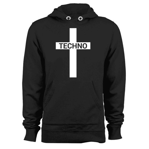 Techno Cross Music Jesus Vintage Hoodie