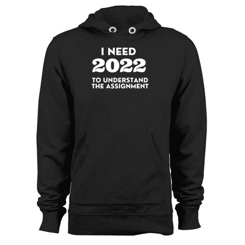 2022 I Need 2022 To Understand The Assignment Hoodie