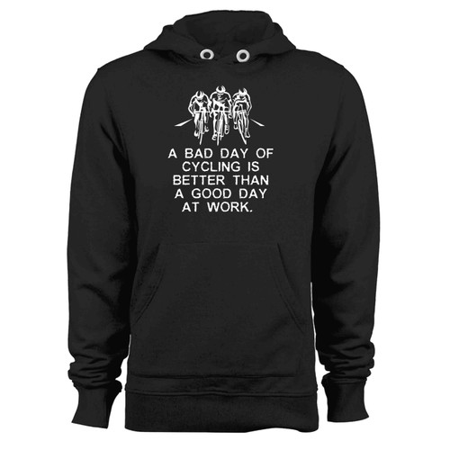 A Bad Day By Bike Cyclist Funny Ladies Hoodie