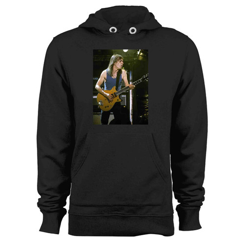 Acdc Malcolm Young Rocking The Stage Hoodie
