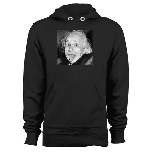 Albert Einstein Tongue Out Hoodie