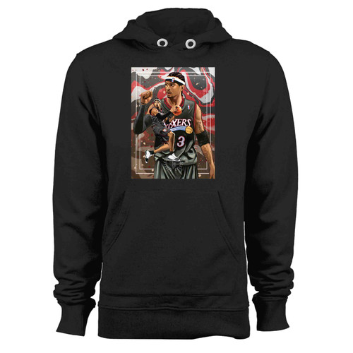 Allen Iverson Philadelphia 76Ers Nba Hoodie