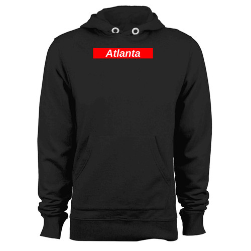 Atlanta Red Box Logo Hoodie