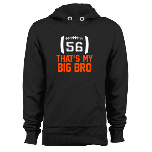 Big Bro Brother Football Design Custom Big Brother Little Hoodie